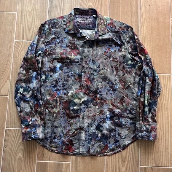 Robert Graham Other - ROBERT GRAHAM Men’s Big Nova Floral Plaid Shirt Size XXL Button Up Long Sleeve
